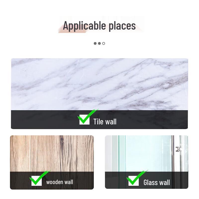 Deli No-Drill Multi-Hook Strip (LQ302, 10-Pack)