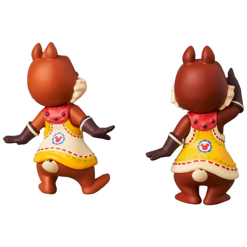 UDF Ultra Detail Figure 787 KINGDOM HEARTS II CHIP DALE Approximately 43mm Complete Figure No. 'N 2-Piece Set, Tall, Non-Scale, Painted,
