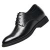 2025 new inner height-increasing leather shoes men's 8cm British men's genuine leather summer men's shoes business dress Korean version shoes 6cm