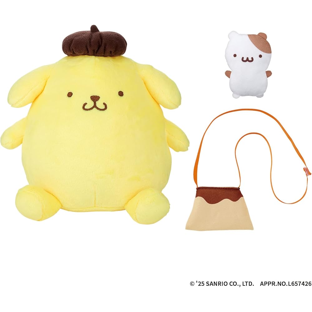 Bandai Pom Pom Purin Talking Plush Toy Age 6 and Up Soft Toy Cute Character