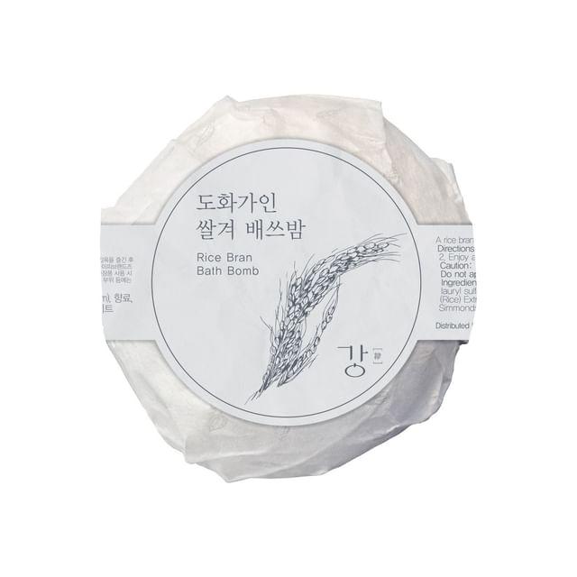 Дом Дохва - Бомбочка для ванны с рисовыми отрубями 120g