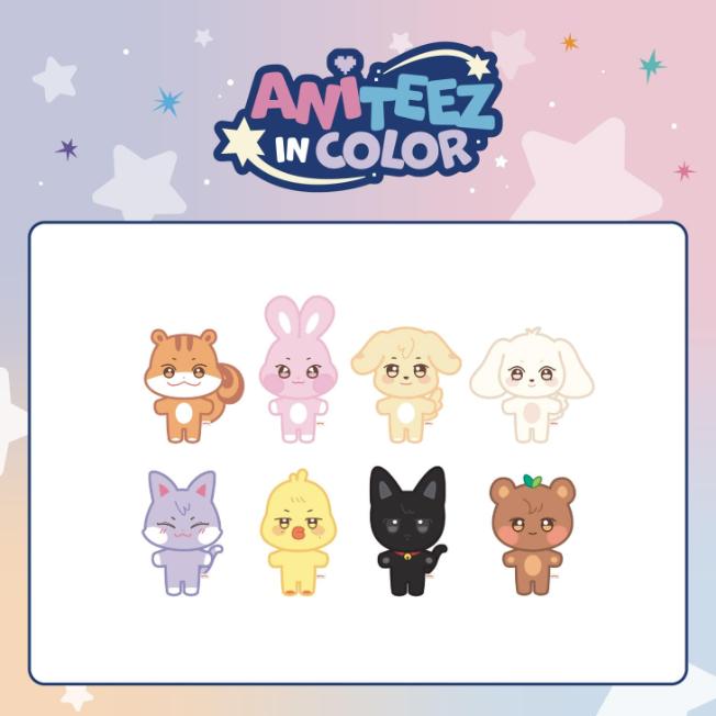 Предзаказ ATEEZ ANITEEZ IN COLOR Официальный МД Плюшевая кукла JJOONGrami