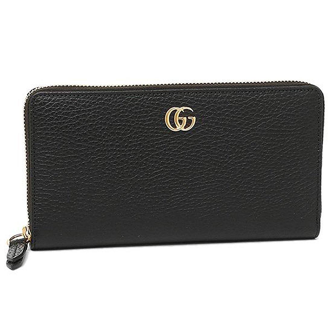 

Gucci Petite Marmont Long Wallet 456117 CAO0G NERO Women s Zip-Around [Used]