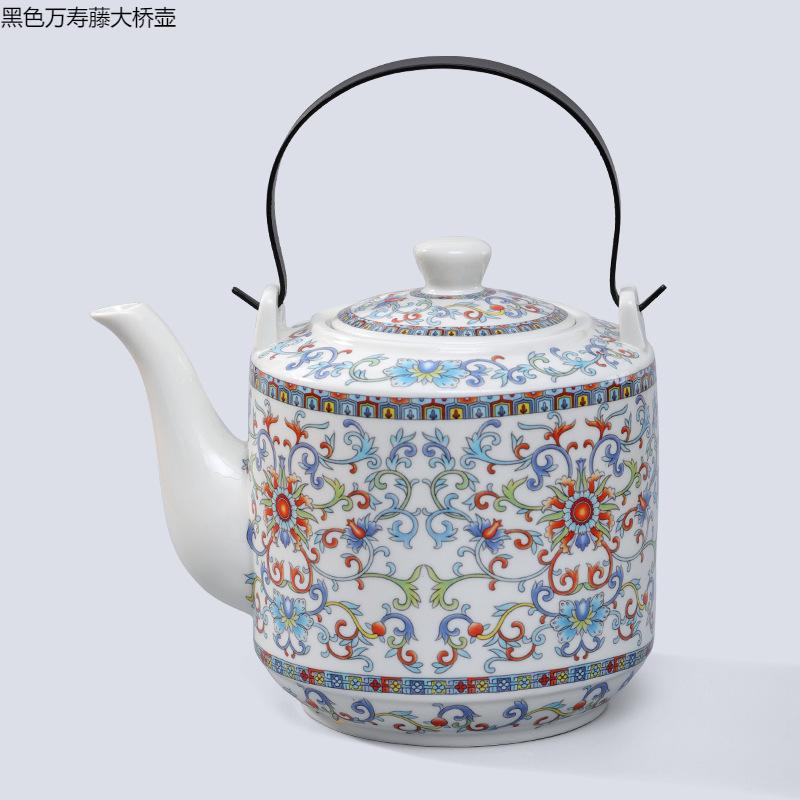 

Чайник с керамической ручкой, устойчивой к высоким температурам, китайский бытовой чайник, большой емкости для заваривания чая