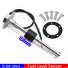 0-90 OHM 52mm Fuel Level Gauge 8 Color BackLight Stainless Steel Oil Tank Level Float Sensor Car Boat Marine Yacht 12V24V Custom