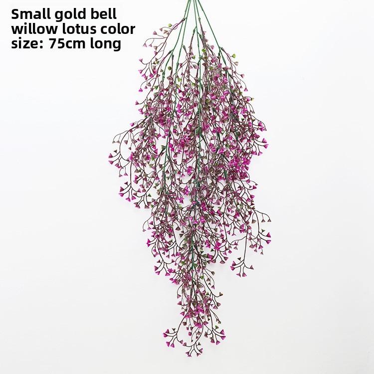 Fake Babylonica Salix Green Wall Hanging Plant For Home Party And Photography