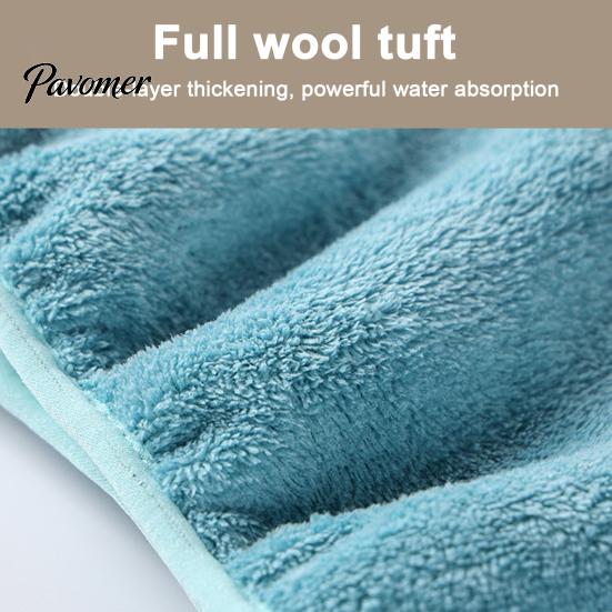 Quick Dry Hair Drying Towel Women Satin Cap, Double Layer Turban Wrap, Water Absorbent Wrap Hat for Curly, Long