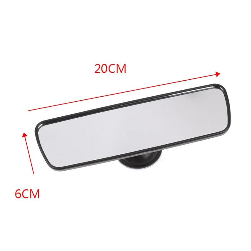 1PC Universal Wide-Angle Rearview Mirror 360° Rotatable Adjustable Suction Cup Interior Car Rear View Mirror