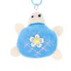 Cartoon Turtle Plush Doll Keychain Anti-Lost Keyring Children Fluffty Keyring Stuffed Animal Doll School Bag Pendant