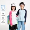 Annil Kids' Color Block Sporty Long Sleeve T-Shirt