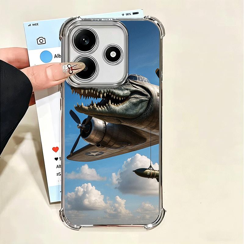 

Italian Brainrot Animals Soft Phone Case For Xiaomi Poco X7 X8 Pro Max X6 X5 X3 F8 Ultra F7 M8 M7 M5S Redmi 15C 15A 15 14C 13C 1 Poco X8 Pro Max