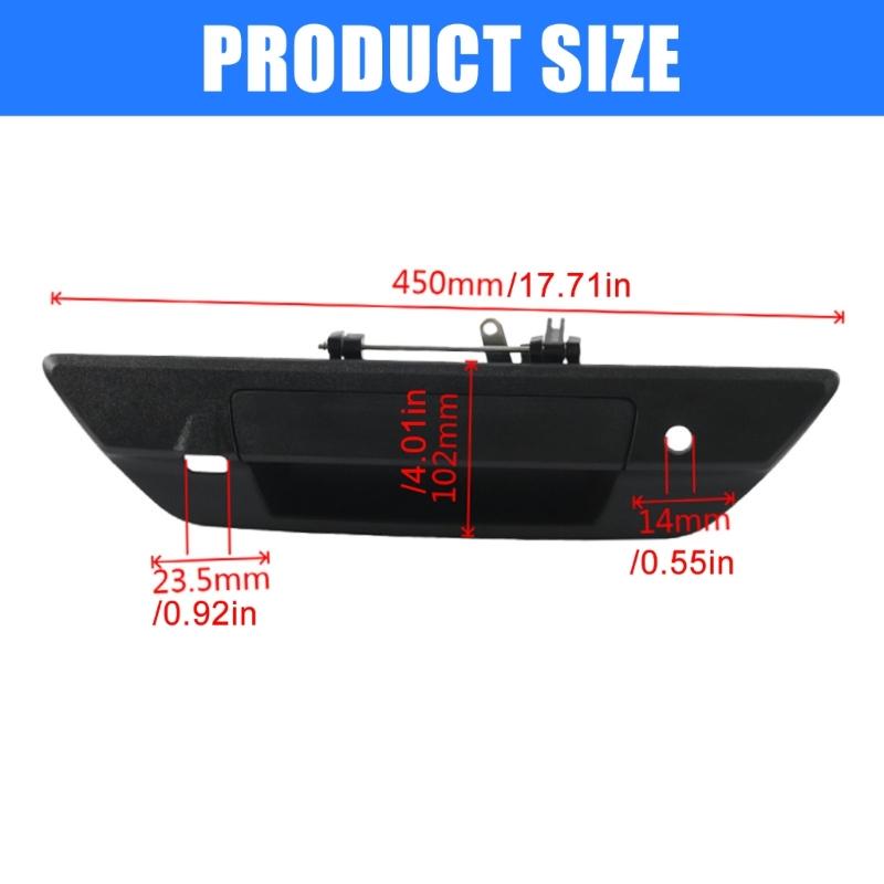 For Toyota Hilux Revo 2015 2016 2017 2018 2019 2020 2025 All Chrome Tailgate Handle Back Door Handle Trunk Handle