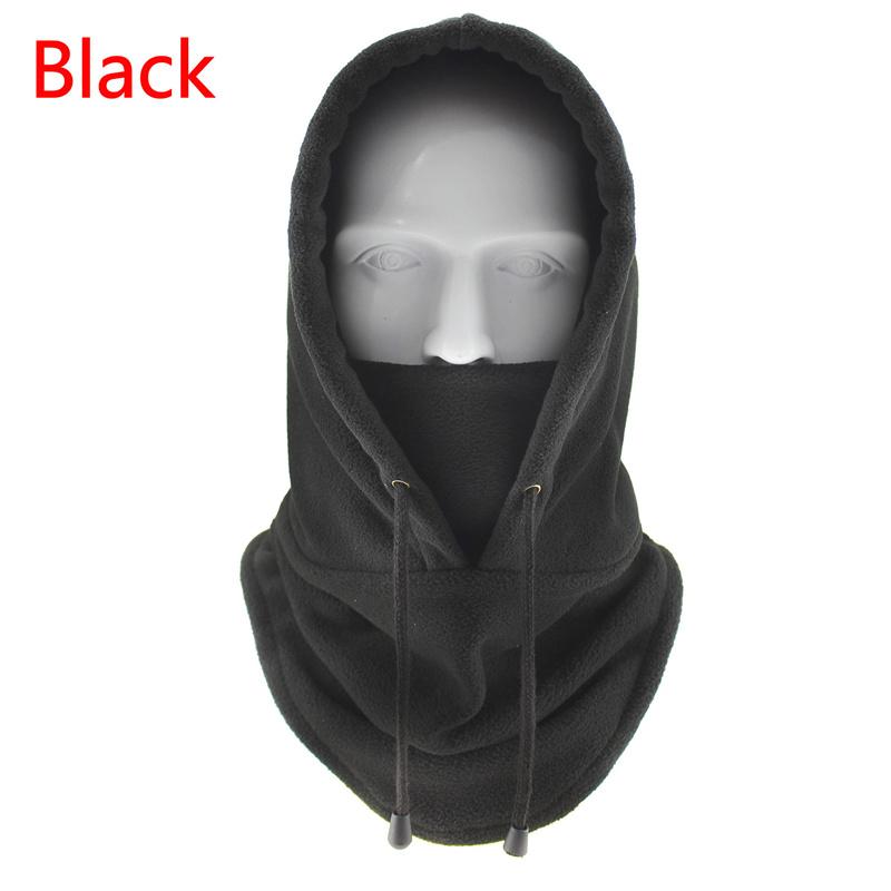 Winter Full Face Cycling Mask Fleece Ski Windproof Cap Outdoor Sports Bib Cold Padded Hood Mask Motorcycle Neck Helmet Hat