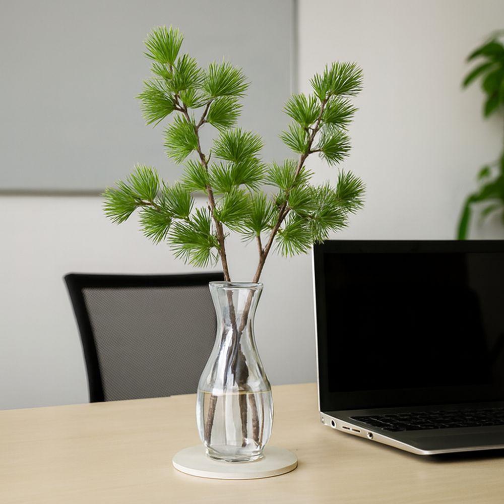 Plastic Artificial Pine Branch Luxury Fake Plants Pine Trees Plants  Home Decoration