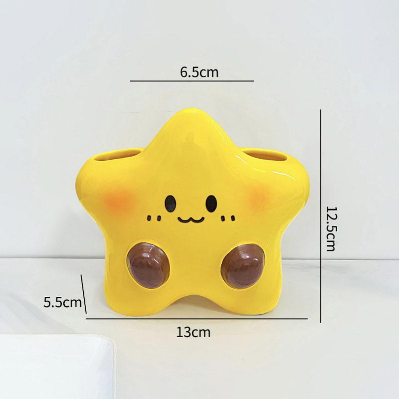 Ceramics Toothbrush Storage Racks Couple Electric-Toothbrush Holder Cute Cartoon Toothpaste Stand Bathroom Washbasin Rack