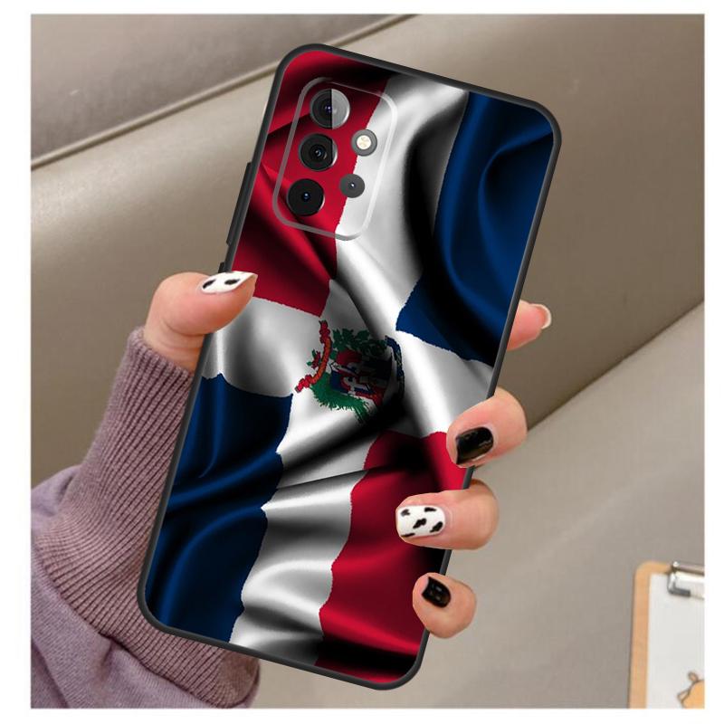 Dominican Republic Flag Case For Samsung Galaxy A54 A34 A24 A14 A53 A33 A23 A13 A52 A32 A22 A12 A71 A51 A15 A25