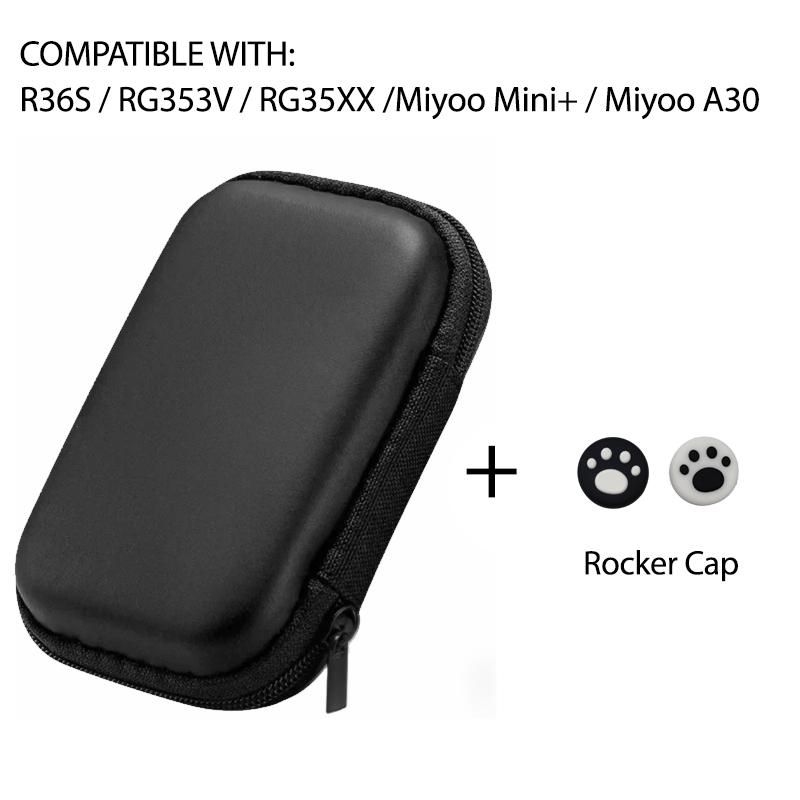 2026 R36S BAG Portable Game Retro Game Console Storage Bag Protective Zipper Carry Bag Eva Hard Handbag For R36S RG353V/ RG35XX