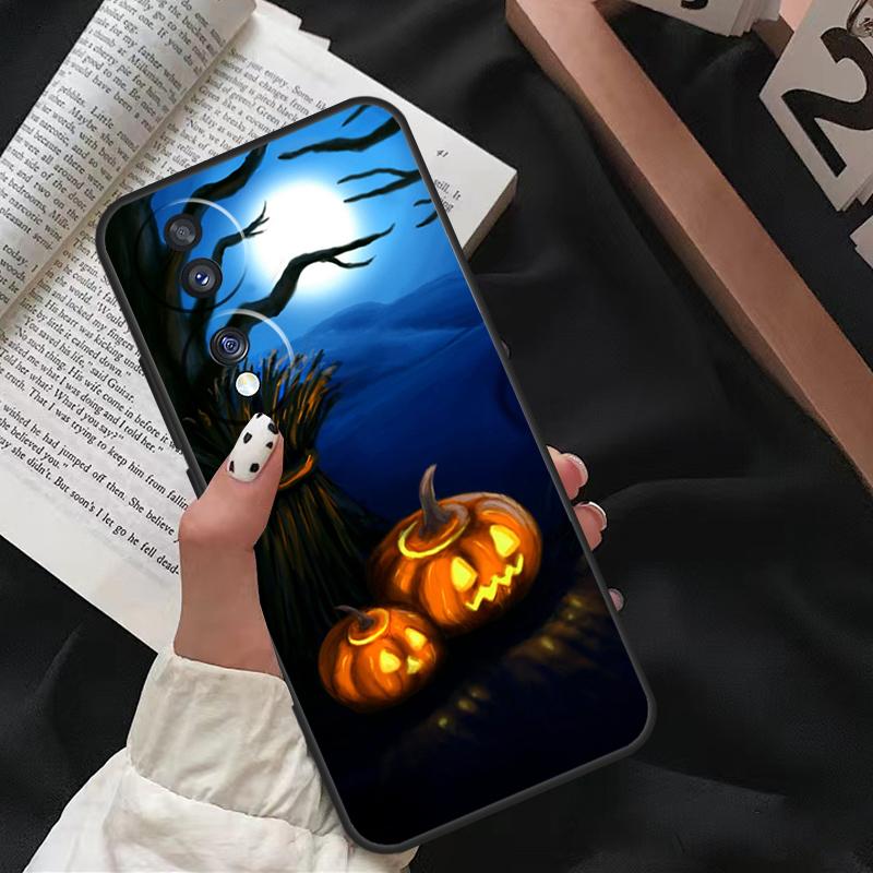 Halloween Pumpkin Ghost Mummy Case For Honor 90 Lite Magic 5 Pro 70 50 10 Honor X8 X7 X9 X9a X8a X7a X6a 9X 8X Back Cover