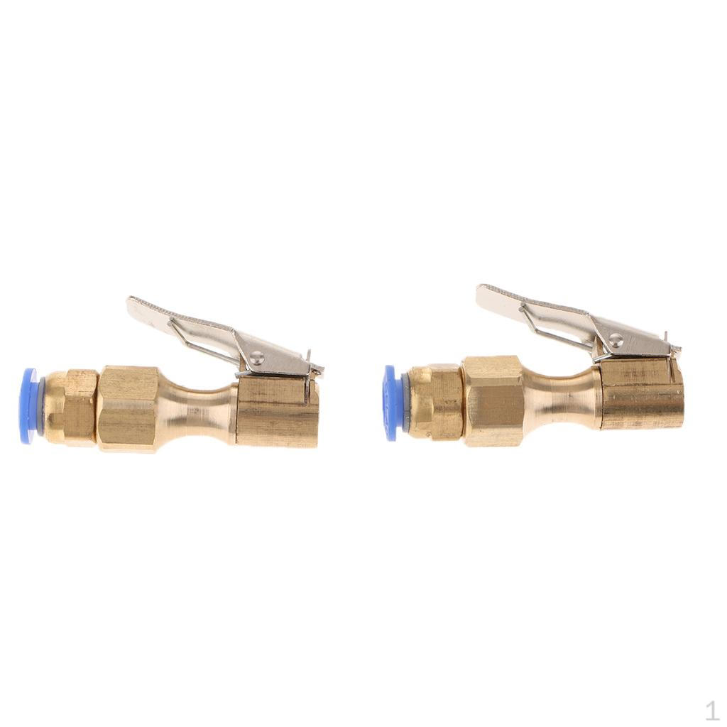 

2 Pieces Car Tire Inflator Valve Air Chuck -Onr