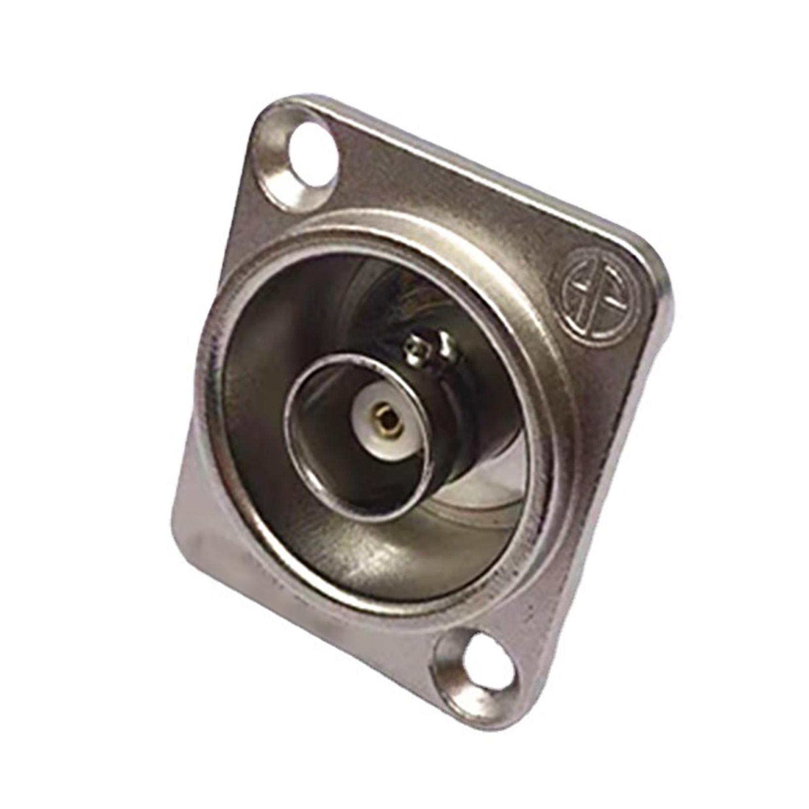 

Роз єм BNC для панельного монтажу BNCQ9 Паяний тип Коаксіальний BNC гніздо-гніздо для відео SDI чорний