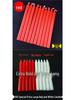 Red & White Long Pole Candles - 100 Pack, Free Shipping, Large Size for Power Outages & Emergency Lighting.
