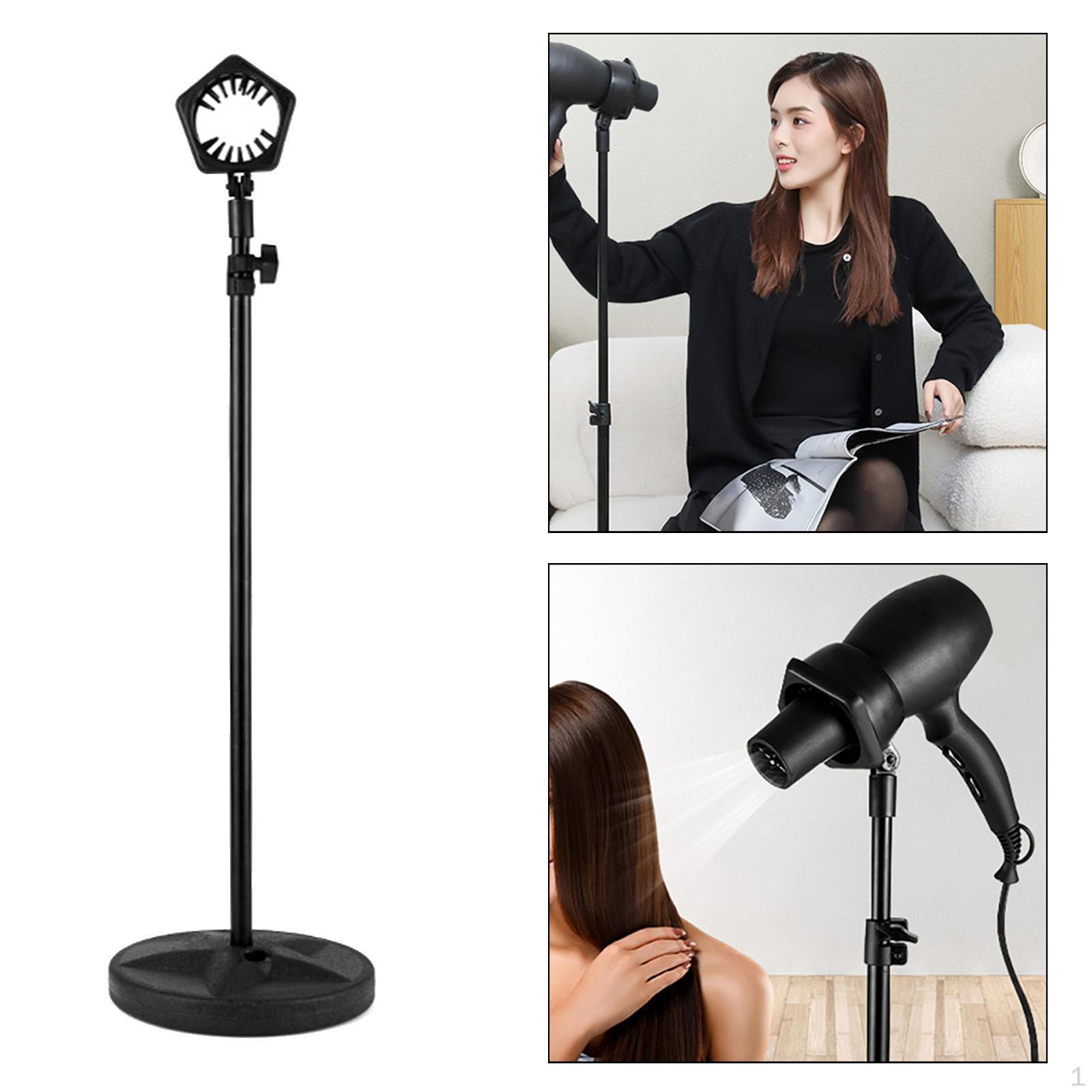 

Подставка для фена Hands Free, регулируемая высота и угол наклона, нескользящая, вращающийся на 180° напольный вентилятор Hair Dryer Stand