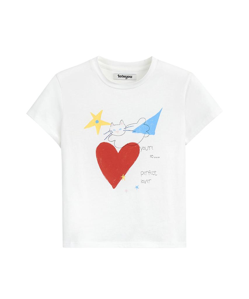 LOTSYOU Lotsyou_Perfect Lover Tee White