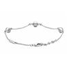 Pandora Diamond-set silver 925 silver synthetic cubic zirconia bracelet for women 597354CZ
