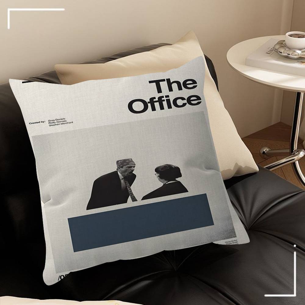 Vintage Movie Poster TV Film The Office Office Cushion Pillowcase Car Cushion Cover45X45CM Lumbar Pillowcase Sofa Pillowcover