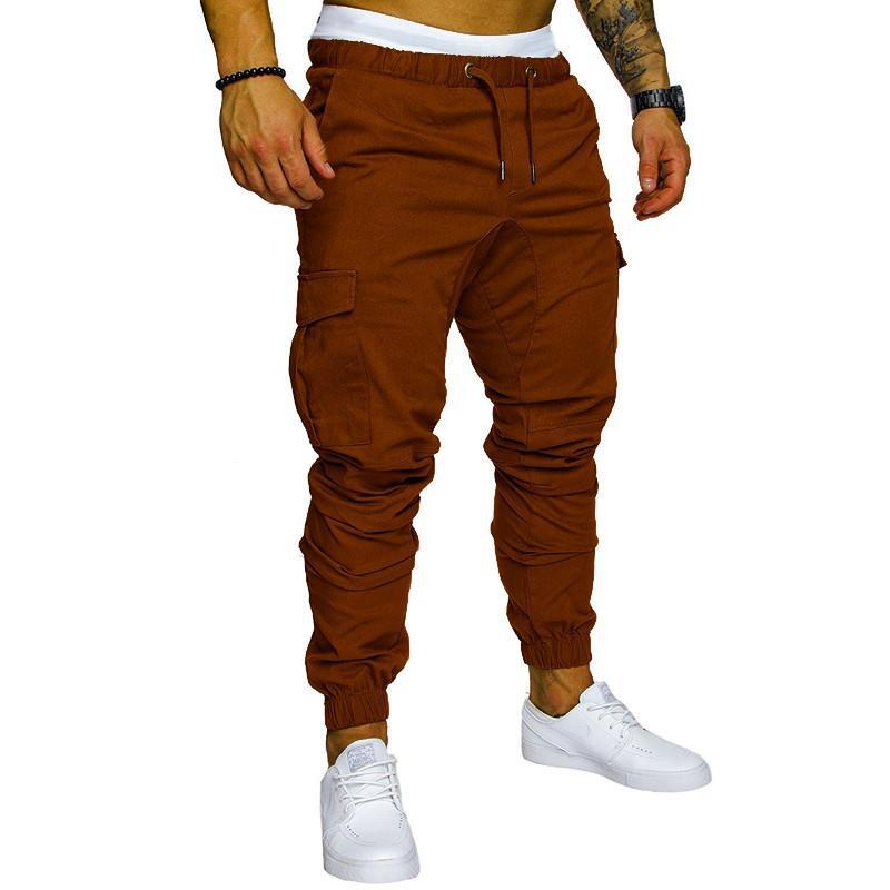 Herren Cargohose Herrenhose Arbeitshose Multi-Pocket Hose für Herren Stoff Freizeithose
