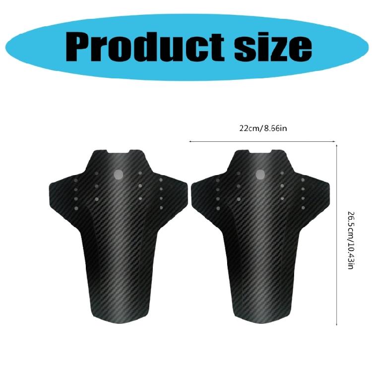 Bicycles Mudguard Adjustable Folding Bikes Front Rear Mud Guard Cycling Splashes Guards Set for Mountain Bikes Ridings