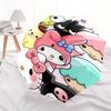 My Melody & Friends Automatic Opening and Closing Cartoon Umbrella - Small Umbrella Suitable for Various Occasions, Portable 3-Fold Small Umbrella for