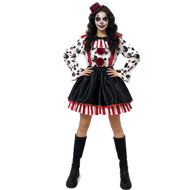 Halloween Parent-Child Suit Broken Soul Clown Cosplay Costume Holiday Party Costume Children's Day Performance Costume