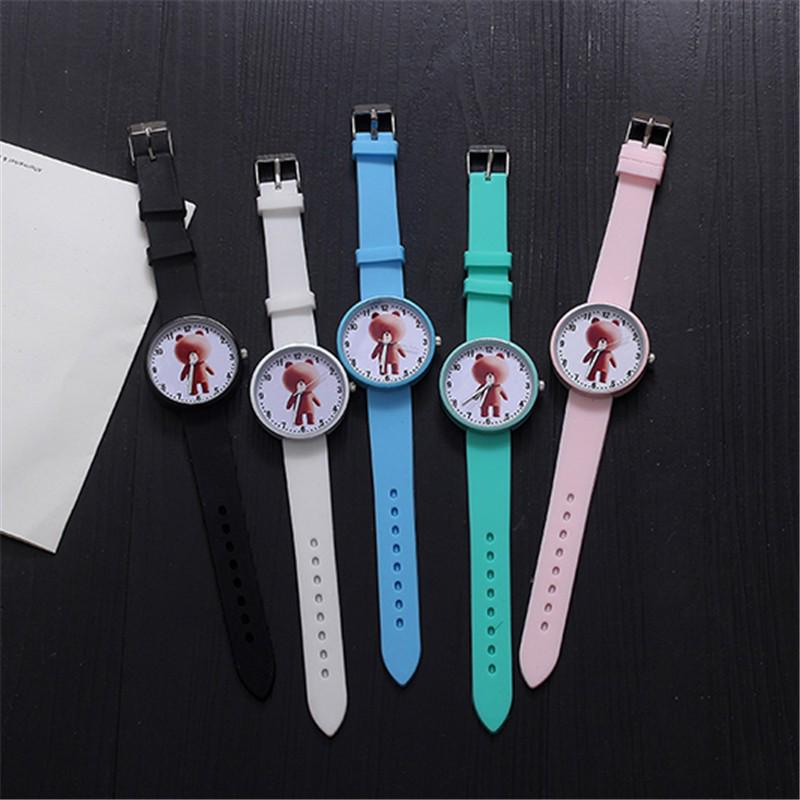 Montre Décontractée Simple Vert Menthe Style Coréen pour Femmes