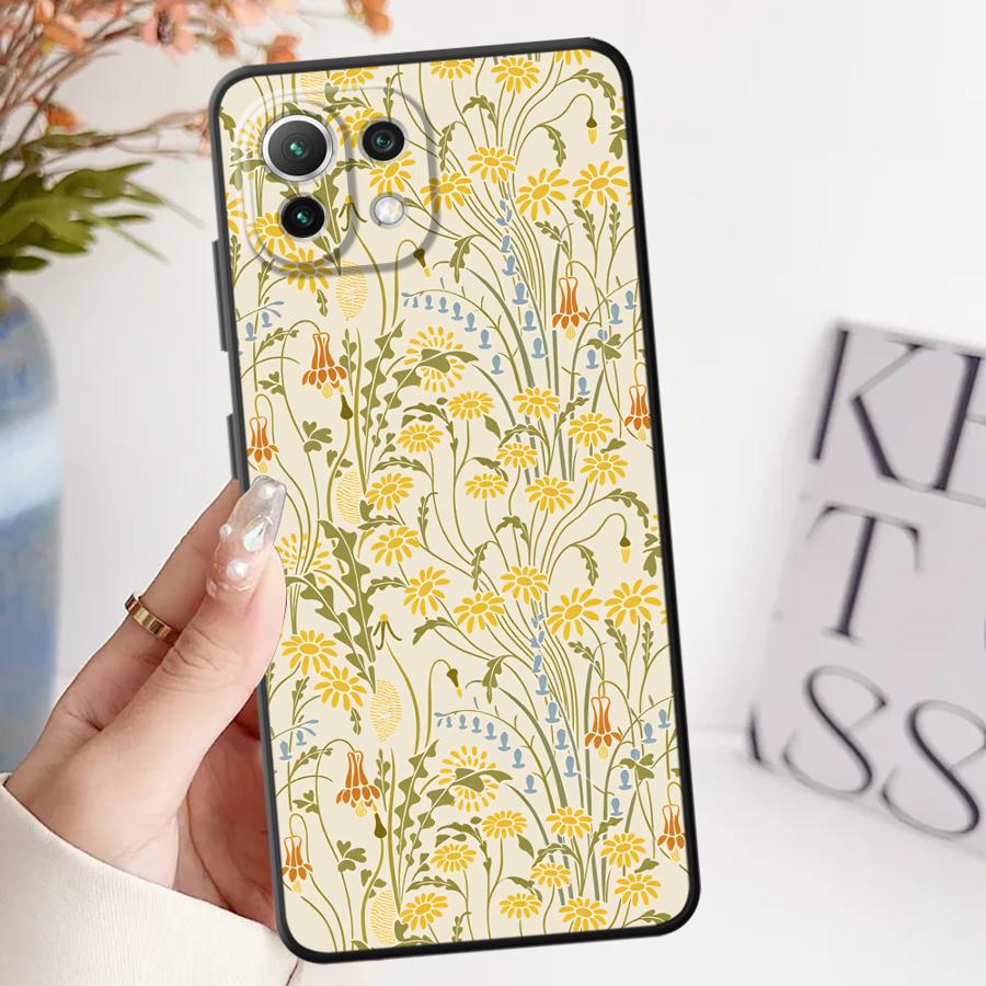 

Чехол со свежими цветами для Xiaomi Mi 12X 13 Lite 12 11 10T 14 12T Pro 11T Funda Чехол для телефона Xiaomi Mi 10T 5G