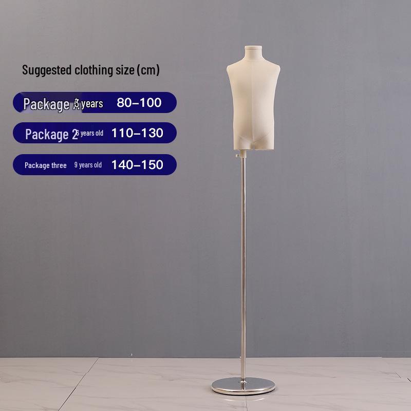 Mannechin Copii cu Picioare Despărțite: Stativ de Expunere Corp Întreg/Jumătate pentru Haine de Copii, Bărbați și Femei