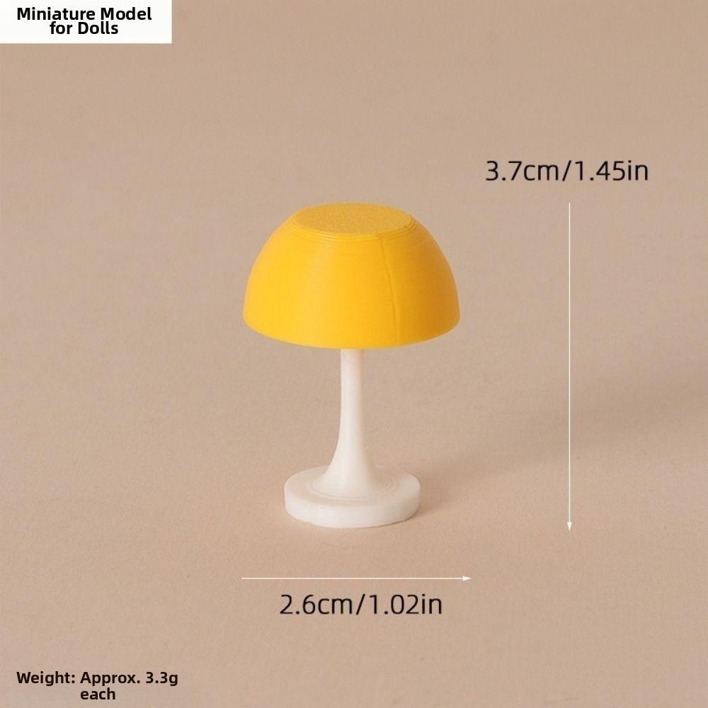 1:12 Dollhouse Miniature Desk Lamp Simulated Pattern Bedroom Lamp Dollhouse Furniture Decoration