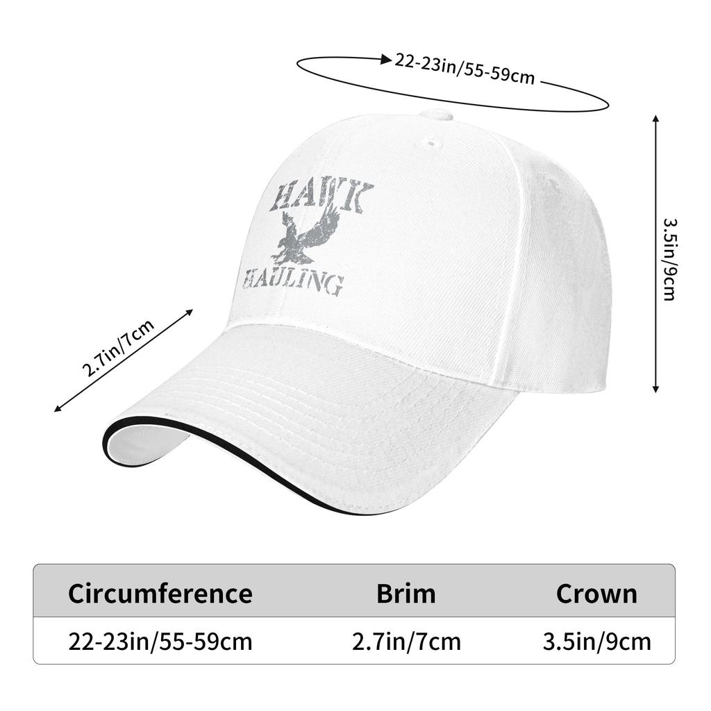 Hawk Hauling Casual Baseball Cap Running Hippie Hip Hop Hats Summer Sunscreen UnisexTeens Vintage Snapback Cap