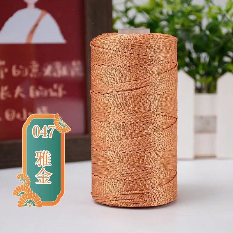Mercerized Ice Hemp Thread 100G Shaft Medium And Thin Hollow Thread Sun Hat Shoes Crochet Hand-Woven Thread Full Free Shipping
