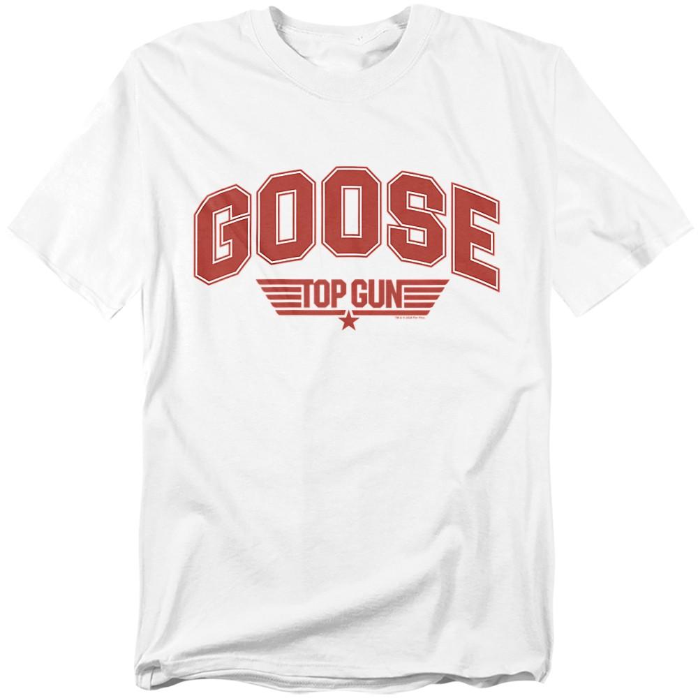 Top Gun Goose Varsity T-Shirt S-5XL White M