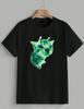 Alien Cat Green Extraterrestrial Funny Meme T‑Shirt