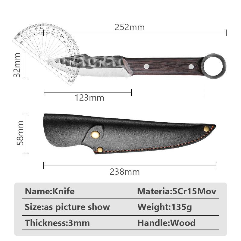 Forge Steel Kitchen Knives Boning Knife Cleaver High-quality Butcher Knife Fishing Knife Fruit Cutter