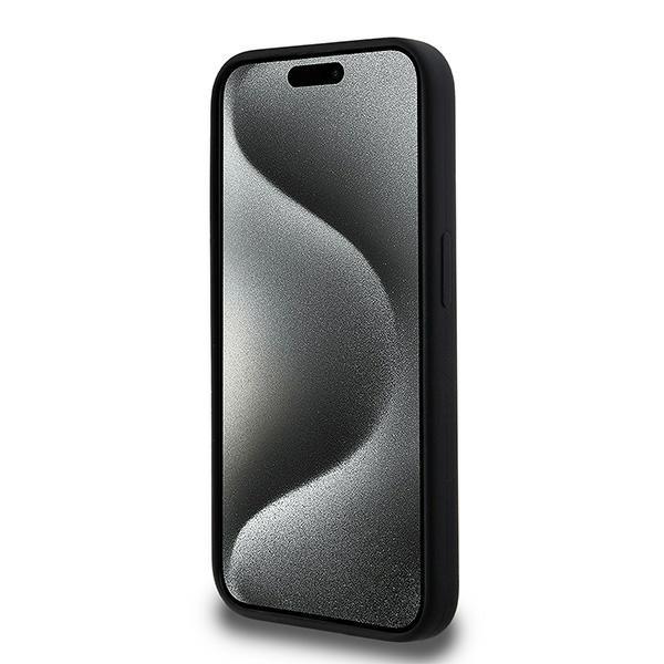 Karl Lagerfeld Klhmp15Xskchpplk Iphone 15 Pro Max 6.7 Czarny/Black Hardcase Silicone Karl & Choupette Magsafe