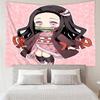 Demon Slayer Nezuko2 Tapestry for Bedroom Aesthetic Classroom Tapestries Wall Hanging for Living Room Dorm Office,Ideal Creative Gift