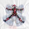 Deadpool Unisex Adult Snow Angels Long-Sleeved Christmas T-Shirt