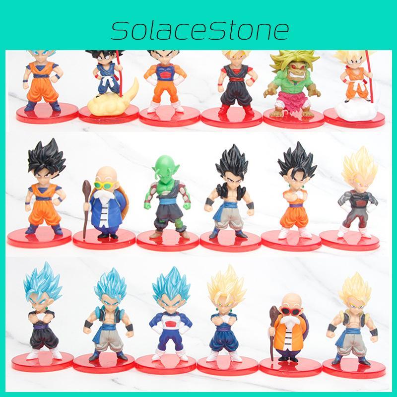 Dragon Ball Figures Childhood Goku And Vegeta Super Saiyan Pvc Collectibles