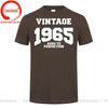Summer Style New T Shirt Unisex Made In 1965 Vintage Tshirt Born 1965 Birthday Aged To Perfection Gift Tops Funny Casual Tee Shirt