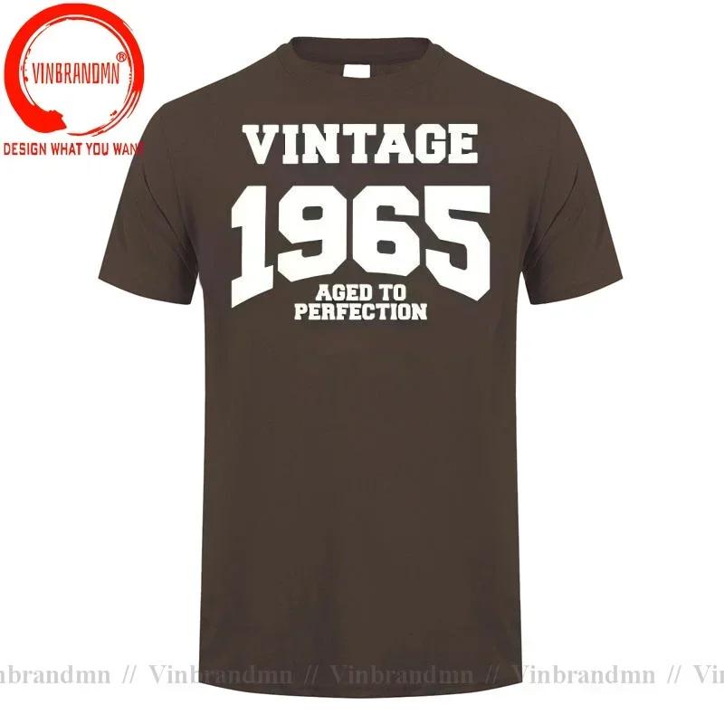 Summer Style New T Shirt Unisex Made In 1965 Vintage Tshirt Born 1965 Birthday Aged To Perfection Gift Tops Funny Casual Tee Shirt