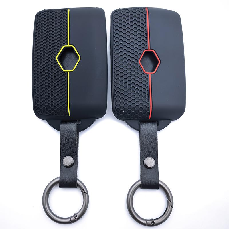 New 3 Button Car Remote Silicone Key Cover Fob Case For Renault Captur Koleos Kadjar Arkana Megane Dacia Duster Sandero Stepway