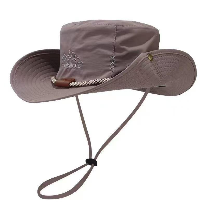 Sunscreen hat men's fishing hat summer bucket hat outdoor climbing sun hat face cover UV protection sun hat